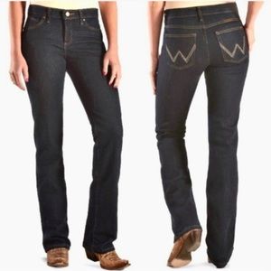 Wrangler Q Baby Ultimate Riding Jeans Women’s Size 10 Dark Wash Stretch Western